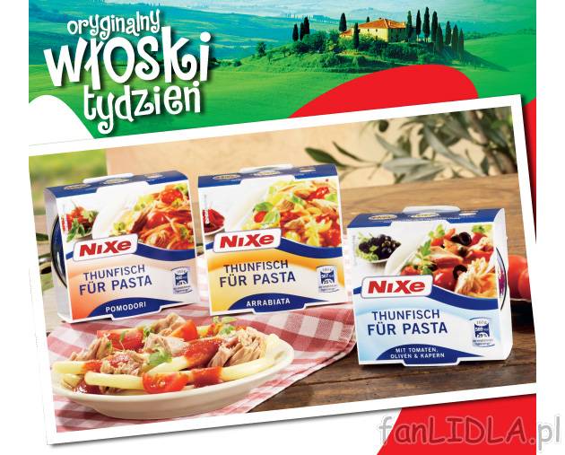 Tuńczyk , cena 5,99 PLN za 160 g/1 opak. 
-  Idealny do dań do makaronów lub sałatek.