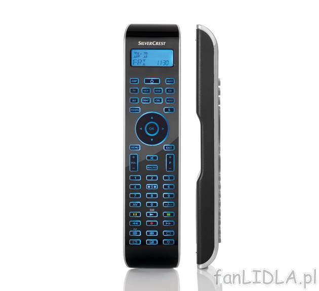 Pilot uniwersalny , cena 29,99 PLN za 1 szt. 
- do 10 urządzeń: TV/VCR/CD/DVD/BD/DSAT/CBL/AUX1/AUX2/AMP ...