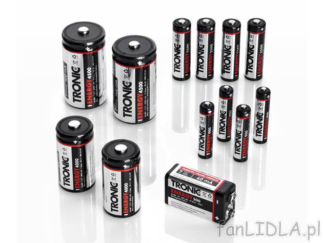 Akumulatorki NiMH Tronic, cena 14,99 PLN za 1 opak. 
- do wielokrotnego ładowania, ...