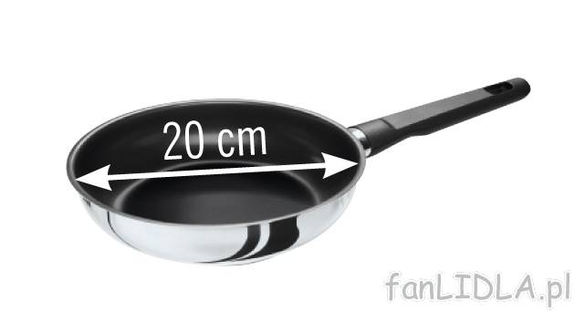 Patelnia indukcyjna o średnicy 20 cm Ernesto, cena 59,00 PLN za 1 szt. 
- innowacyjne ...