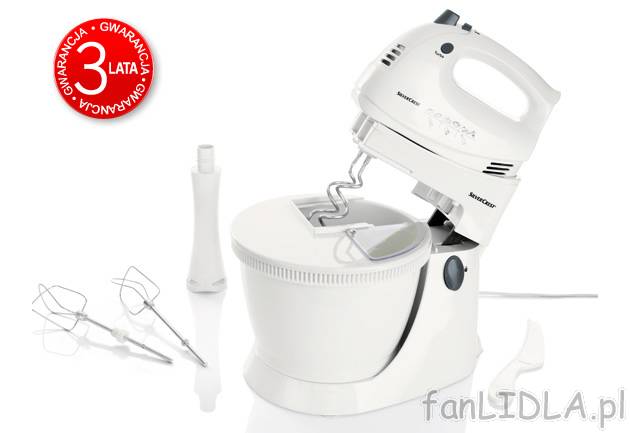 Mikser ręczny z obrotową misą 300 W Silvercrest Kitchen Tools, cena 89,90 PLN ...