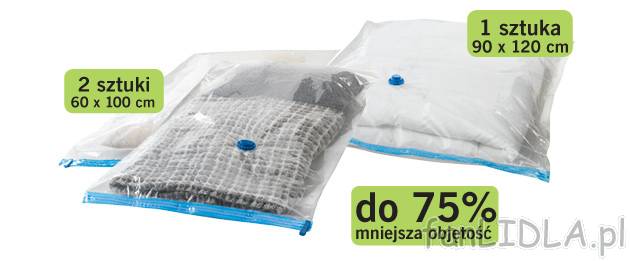 Worki do przechowywania prózniowego Ordex, cena 13,99 PLN za 1 opak. 
- chronią ...