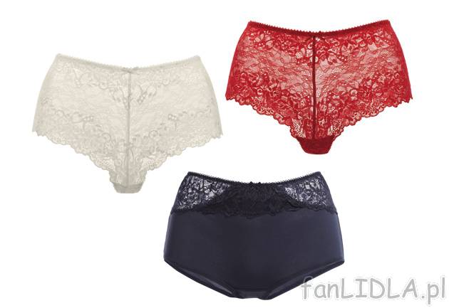 Majtki z koronką Jolinesse, cena 24,99 PLN za 2 pary 
- typu panty 
- wygodny ...