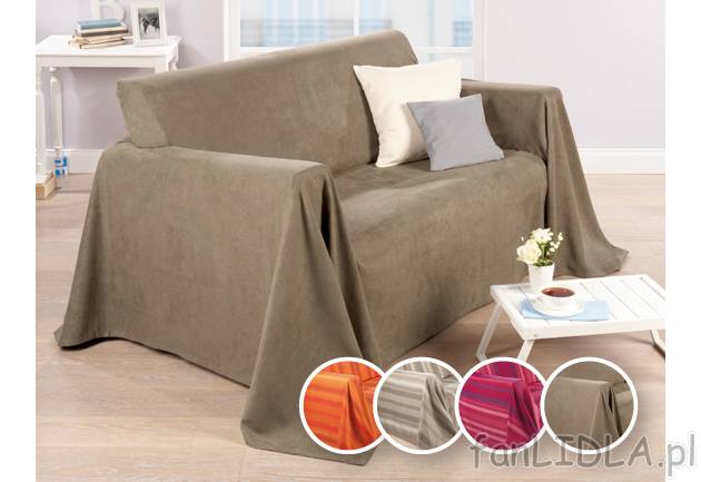 Narzuta 250 x 330 cm Meradiso, cena 69,90 PLN za 1 szt. 
- ozdobna osłona na sofę ...