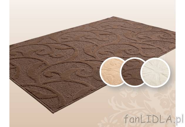 Dywan 130 x 80 cm Meradiso, cena 59,90 PLN za 1 szt. 
- z osnutym brzegiem i powłoką ...