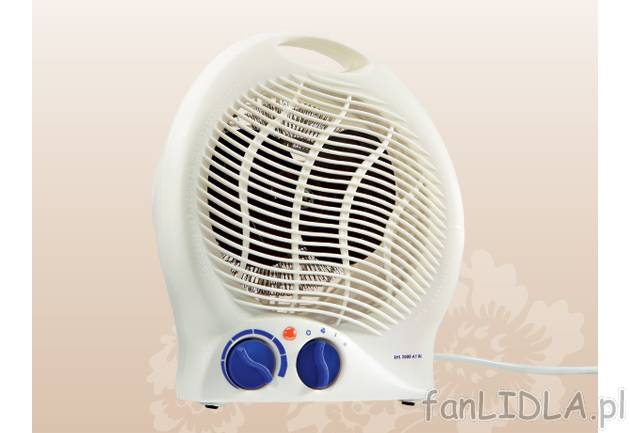 Termowentylator elektryczny , cena 39,99 PLN za 1 szt. 
- bezstopniowa regulacja ...