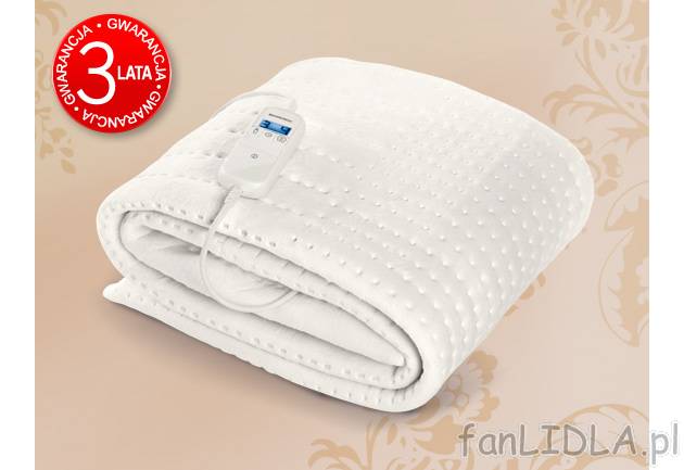 Nakładka rozgrzewająca na łóżko 60 W Silvercrest Personal Care, cena 149,00 ...