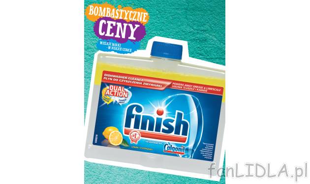 Finish płyn do czyszczenia zmywarek , cena 12,99 PLN za 250 ml/1 opak. 
- 250 ...