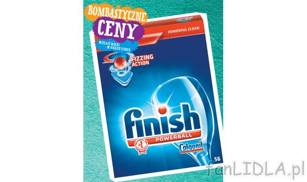 Finish Calgonit tabletki do zmywarek , cena 29,99 PLN za 56 szt./1 opak.