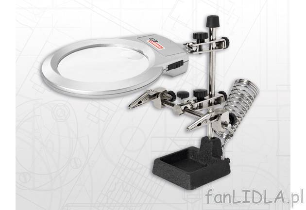 Lupa LED do mechaniki precyzyjnej Powerfix, cena 29,99 PLN za 1 opak. 
- powiększenie ...