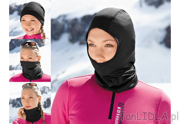 Kominiarka pod kask, komin z polaru lub szal Crivit Sports, cena 14,99 PLN za 1 ...