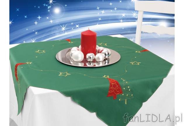Obrus lub bieżnik ze świątecznym wzorem Meradiso, cena 12,99 PLN za 1 szt. 
- ...