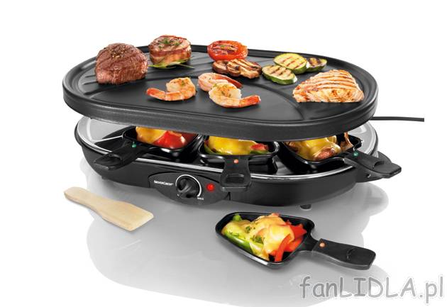 Grill elektryczny Raclette Silvercrest Kitchen Tools, cena 99,00 PLN za 1 opak. ...