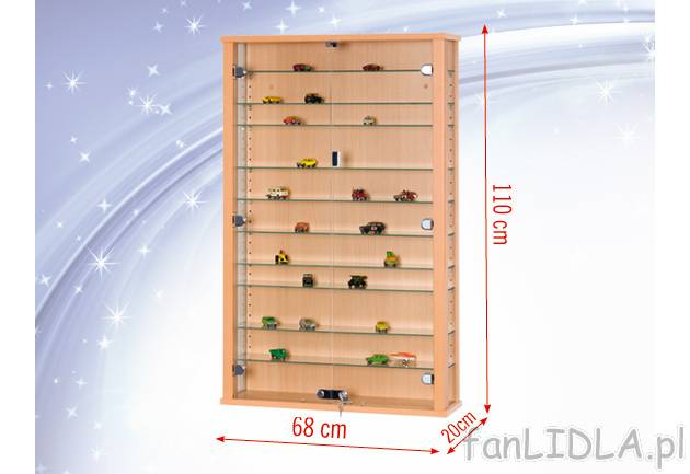 Witryna Livarno Lux, cena 279,00 PLN za 1 opak. 
- zamykana witryna do przechowywania ...