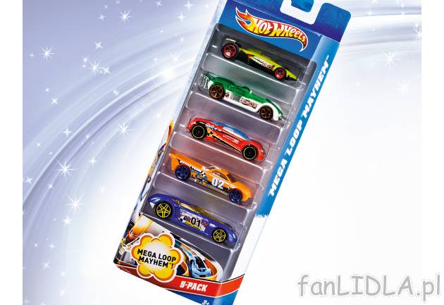 Samochodzik Hotwheels&#174; 5 szt. , cena 29,99 PLN za 1 opak. 
- 12 zestawów ...