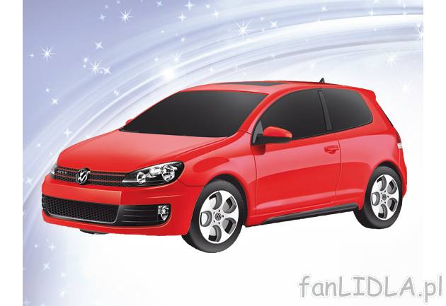 Samochód zdalnie sterowany VW Golf GTI , cena 49,99 PLN za 1 opak. 
- sterowanie ...