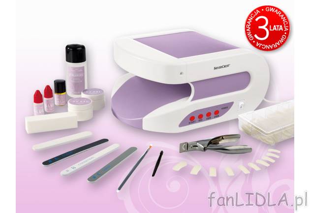 Zestaw do stylizacji paznokci Silvercrest Personal Care, cena 159,00 PLN za 1 opak. ...