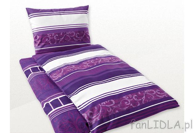 Dwustronna pościel z flaneli 140x200 cm Meradiso, cena 55,00 PLN za 1 opak. 
- ...