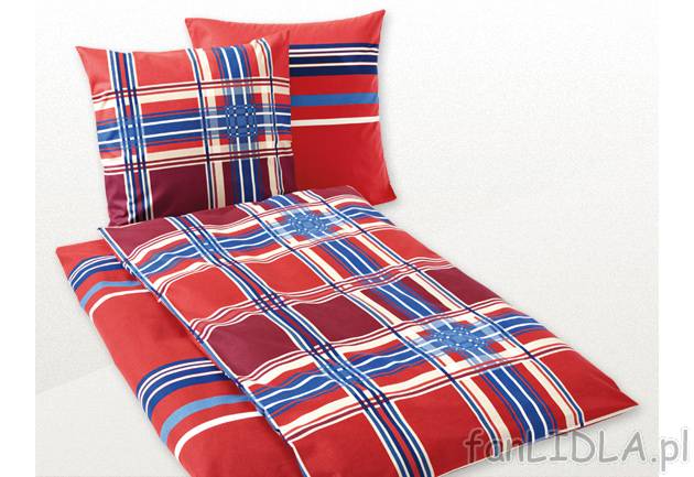 Dwustronna pościel z flaneli 160x200 cm Meradiso, cena 75,00 PLN za 1 opak. 
- ...
