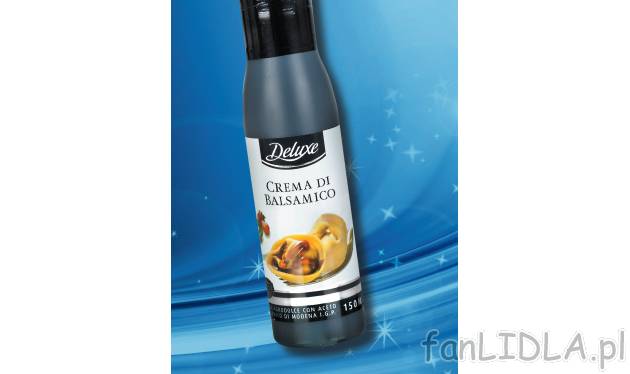 Krem z octu balsamicznego , cena 6,99 PLN za 150 ml/1 opak. 
- delikatny smak 
- ...