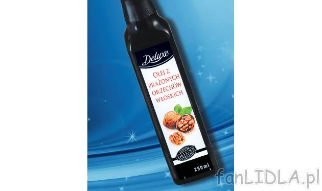 Olej z prażonych orzechów włoskich , cena 9,99 PLN za 250 ml/1 szt. 
- 250 ml/1 ...