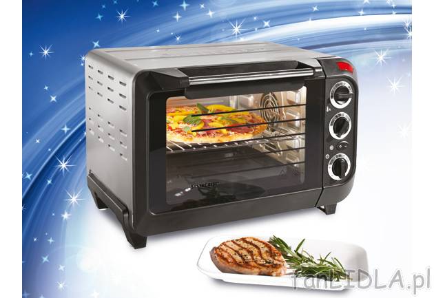 Piekarnik elektryczny 1380 W Silvercrest Kitchen Tools, cena 149,00 PLN za 1 opak. ...