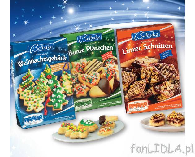 Mieszanka do wypieku , cena 5,99 PLN za 585/455/600 g/1 opak. 
-  Różne rodzaje.
