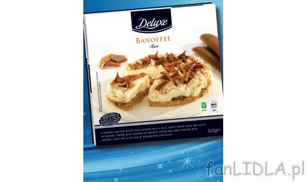 Tort bananowo-karmelowy , cena 14,99 PLN za 522 g/1 opak. 
- ze śmietaną 
- ...