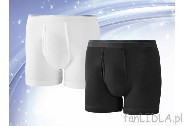 Bokserki Livergy, cena 11,99 PLN za 1 para 
- czarne lub białe, 
- materiał: ...