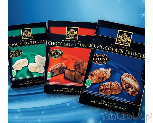 Belgijskie praliny , cena 9,99 PLN za 150 g/1 opak. 
- Różne rodzaje. 
- Delikatne ...