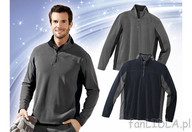Bluza polarowa Livergy, cena 34,99 PLN za 1 szt. 
- antipilling zapobiegający ...