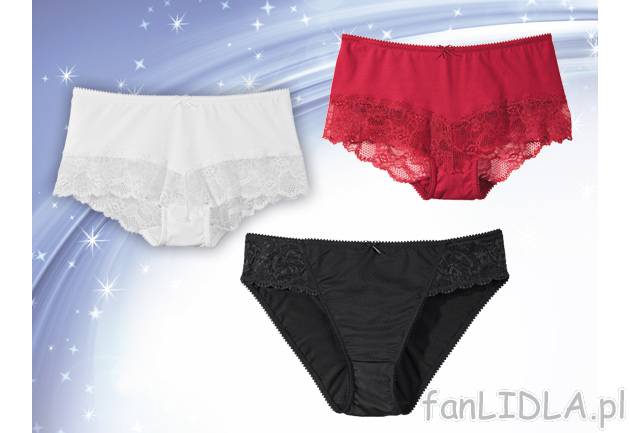 Majtki typu slipy lub panty 2 pary Jolinesse, cena 21,99 PLN za 2 pary 
- wygodny, ...