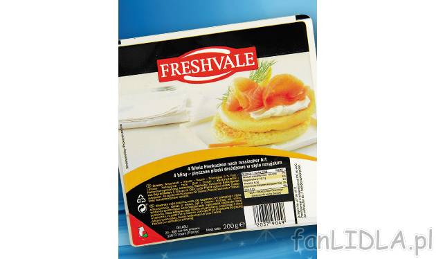Bliny , cena 3,99 PLN za 200 g/1 opak. 
-  200 g/1 opak. 
-  100 g=2.00
