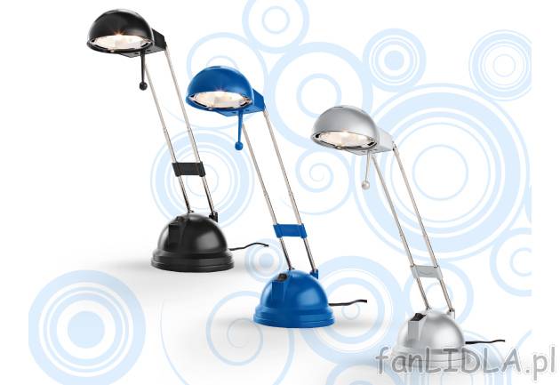 Halogenowa lampa stołowa Livarno Lux, cena 27,99 PLN za 1 szt. 
- metalowe, regulowane ...