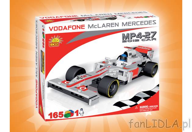 Klocki McLaren 165 , cena 37,99 PLN za 1 opak. 
- 150 elementów do zbudowania ...