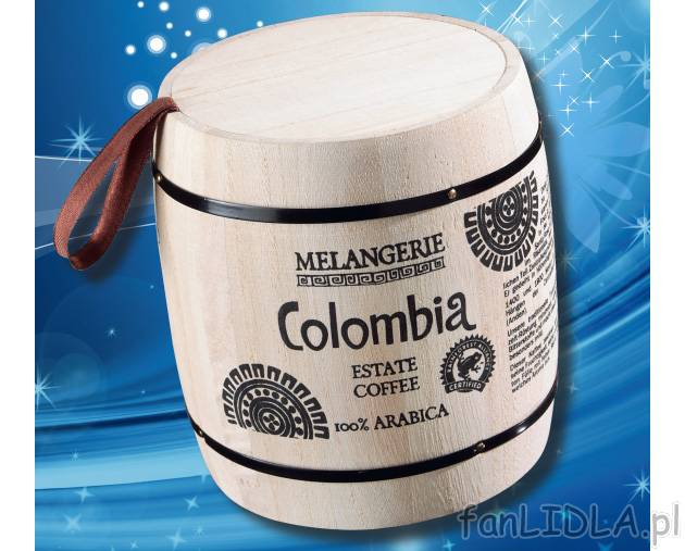 Kawa Colombia , cena 24,99 PLN za 250 g/1 opak. 
- 100% Arabica 
- kawa ziarnista ...
