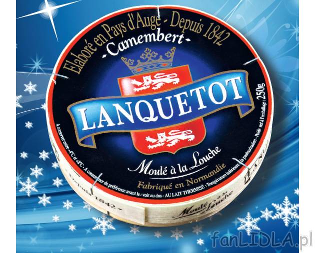 Ser pleśniowy Camembert , cena 7,99 PLN za 250 g/1 opak. 
-  250 g/1 opak.