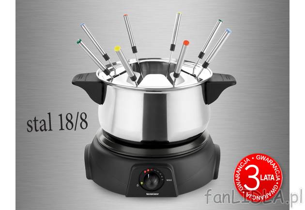 Zestaw do Fondue 1500 W Silvercrest Kitchen Tools, cena 89,90 PLN za 1 opak. 
- ...