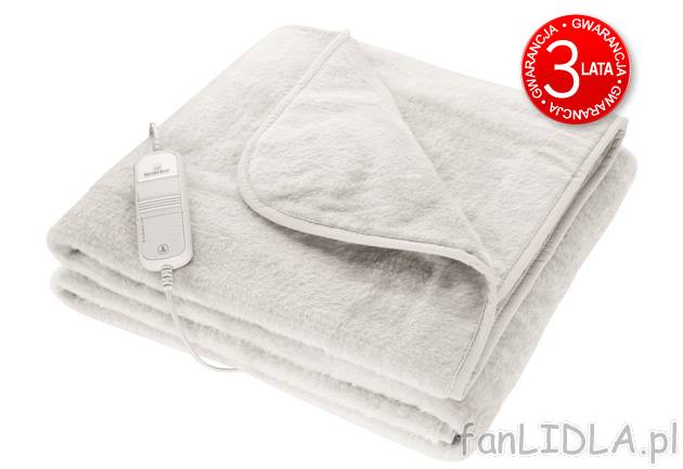 Koc rozgrzewający Silvercrest Personal Care, cena 139,00 PLN za 1 opak. 
- gruby ...