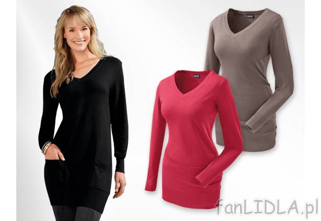 Sweter , cena 39,99 PLN za 1 szt. 
- długi sweter do legginsów, rajstop lub dżinsów ...
