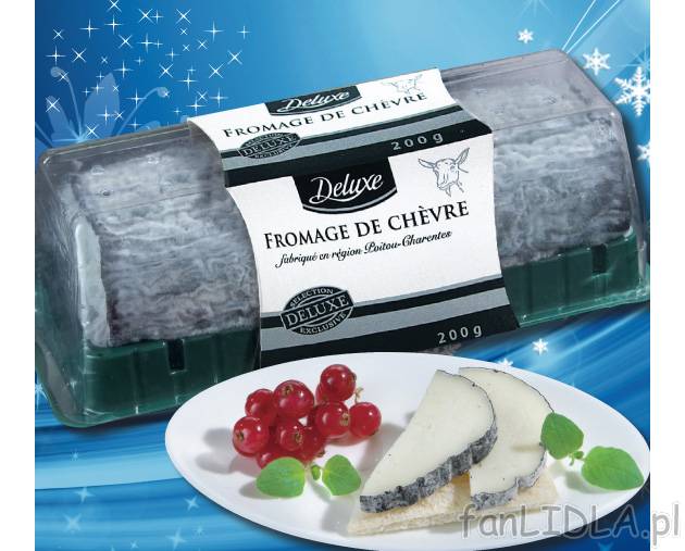 Ser Chevre cendree , cena 9,99 PLN za 200 g/1 opak. 
- ser miękki, podpuszczkowy ...