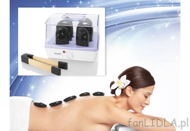 Zestaw do masażu gorącymi kamieniami Silvercrest Personal Care, cena 119,00 PLN ...