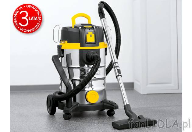 Odkurzacz do pracy na mokro i sucho 1500 W Parkside, cena 329,00 PLN za 1 opak. ...