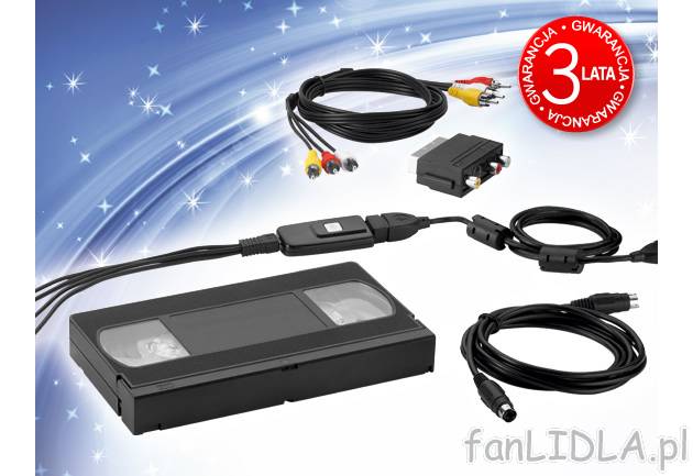 Konwerter sygnału USB Video Silvercrest, cena 99,00 PLN za 1 opak. 
- szybki i ...