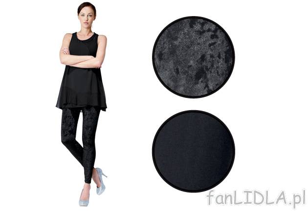 Legginsy , cena 24,99 PLN za 1 para 
- z miękkim, elastycznym pasem 
- materiał: ...