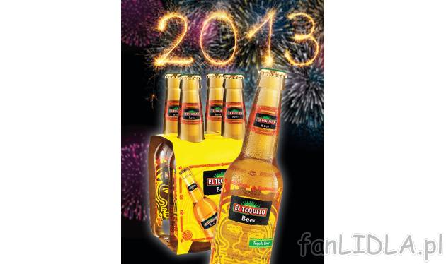 Piwo El Tequito Tequilla , cena 9,99 PLN za 4x330 ml/1 opak. 
- Informujemy, że ...