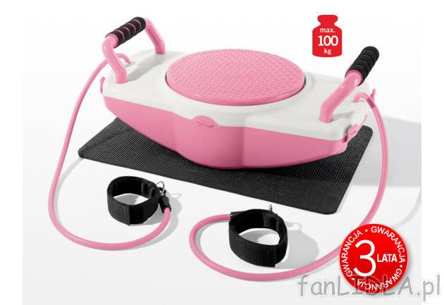Platforma fitness Crivit Sports, cena 111,00 PLN za 1 opak. 
- stacja do balansowania ...