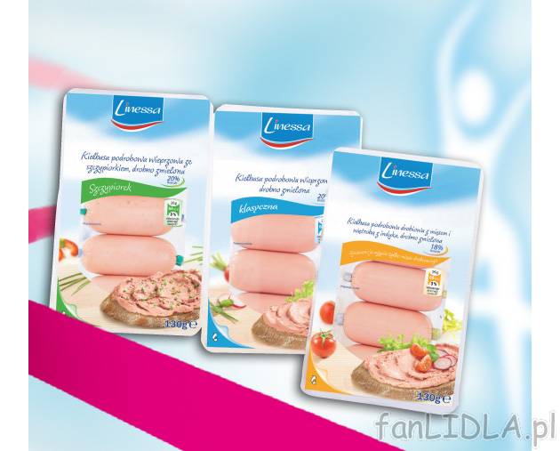 Pasztety , cena 3,99 PLN za 130 g/1 opak. 
- Bardzo delikatne. 
- Do wyboru: klasyczny, ...