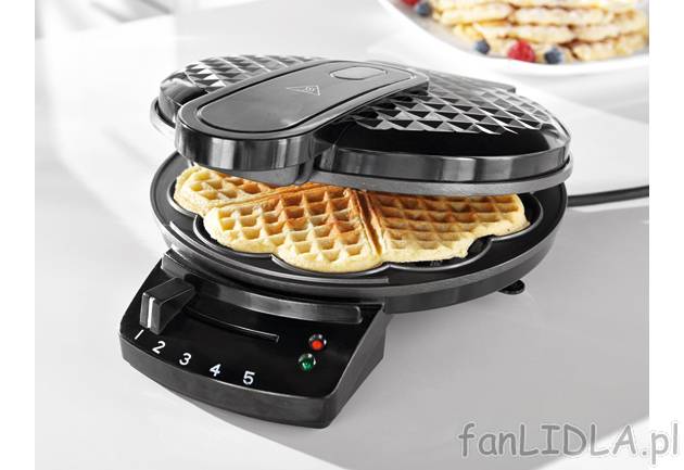 Gofrownica 1200 W Silvercrest Kitchen Tools, cena 49,99 PLN za 1 opak. 
- z izolowanym ...