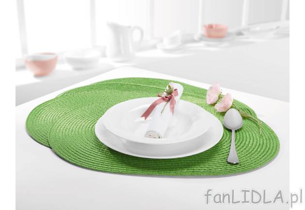 Nakładki na stół 4 szt. Meradiso, cena 21,99 PLN za 1 opak. 
- materiał: 90% ...